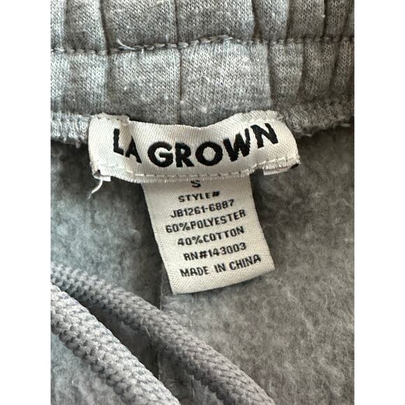 Womens Sweatpants Size Small Grey High Waist Flared fit pockets - Picture 7 of 8